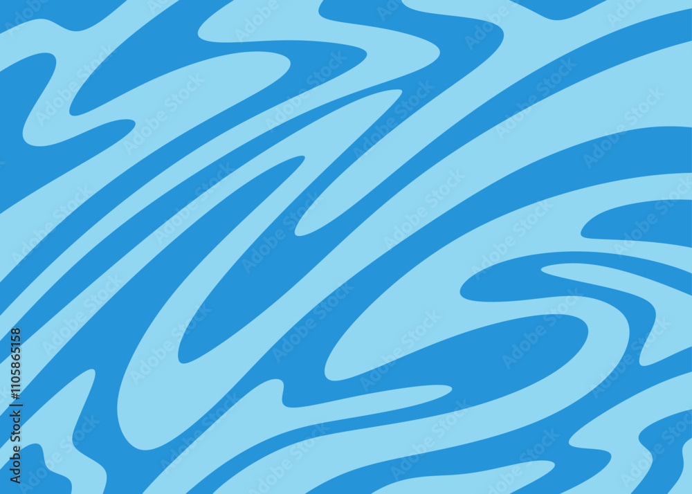 Poster abstract background with wavy lines pattern