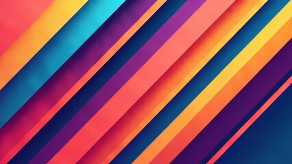 Obraz premium Abstract Stripes Line Banner Design - Modern Geometric Backgrounds