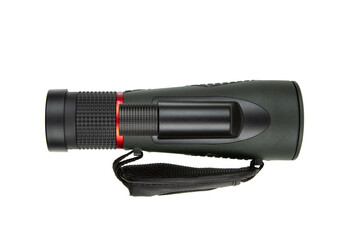 High-quality thermal imaging monocular with a textured grip, lens cap, and ergonomic design, ideal for outdoor activities and wildlife observation