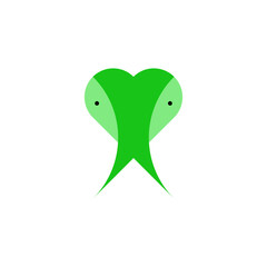 insect praying mantis head logo