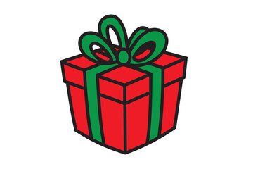 Gift icon.gift icon silhouette vector .present illustration