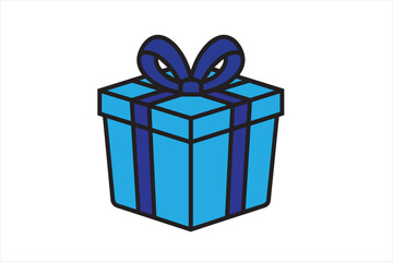 Gift icon.gift icon silhouette vector .present illustration