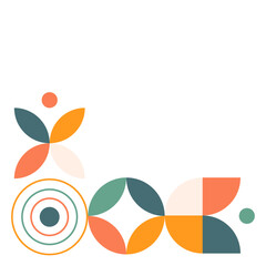 Naklejka premium Geometric Certificate Border