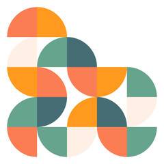 Obraz premium Geometric Certificate Corner