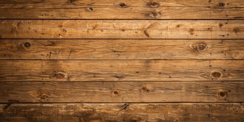 Naklejka premium Rustic Brown Wooden Planks Background Texture Image for Design Projects