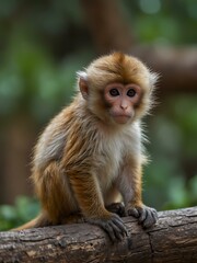 Obraz premium Cute monkey.