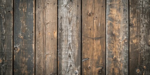 Naklejka premium Aged Wooden Planks Background Texture Rustic, Weathered, and Timeworn