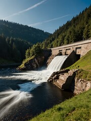 Dam in the Black Forest.
