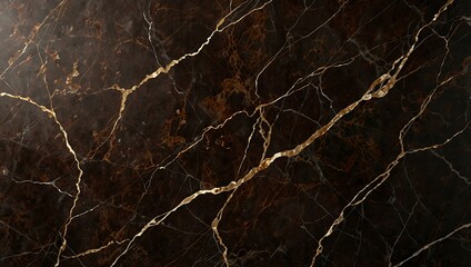 Dark brown marble background.