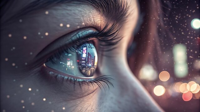 Focused developer coder wears  working on computer looking at programming code data cyber security digital tech reflecting in spectacles developing