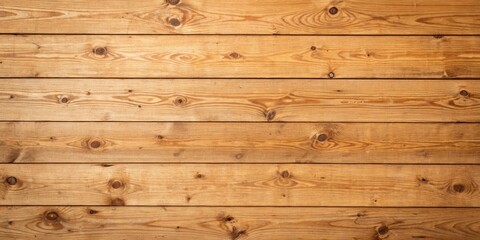 Naklejka premium Horizontal Light Brown Wooden Planks Texture Background Image