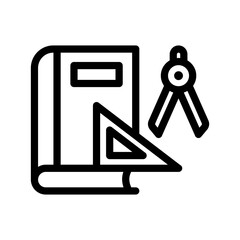 6 math line icon illustration vector graphic