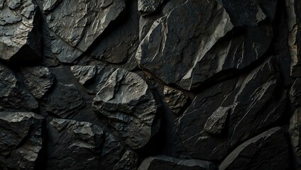 Dark stone texture with soft shadows.
