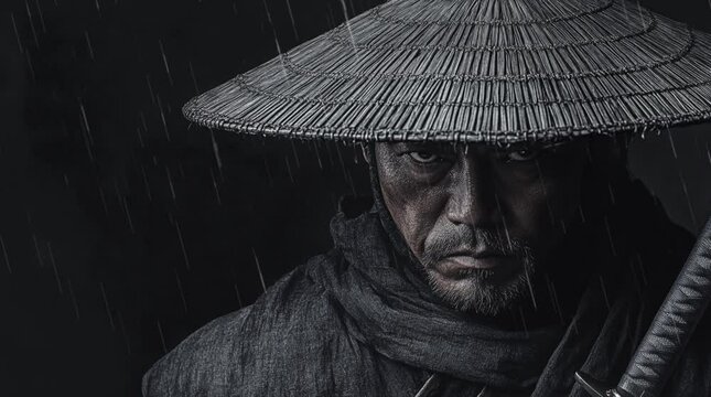 弥助、アサシンクリードシャドウズ、蓑笠の侍、武者、浪人