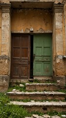 Decaying Sicilian buildings.