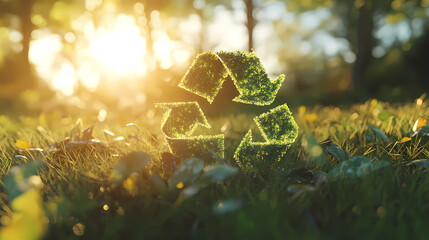 Green Recycling Symbol
