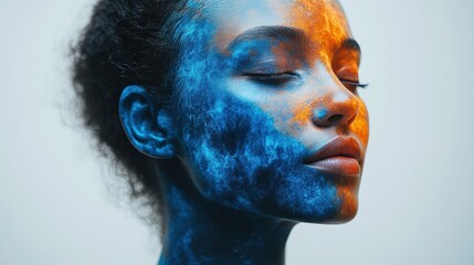 AI-guided mental health programs focusing on personalized stress management and emotional wellness, cleanly presented for clarity on white.