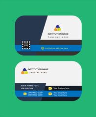 Obraz premium Business Card Design Template