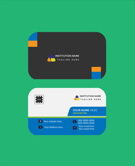 Obraz premium Business Card Design Template