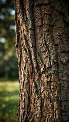 Obraz premium Detailed close-up of a tree.