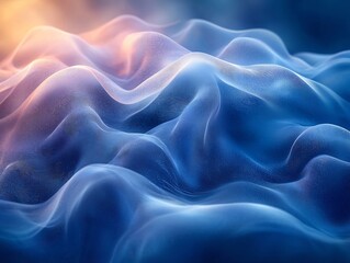 Obraz premium Mesmerizing Gradient Waves of Vibrant Energy and Fluid Motion