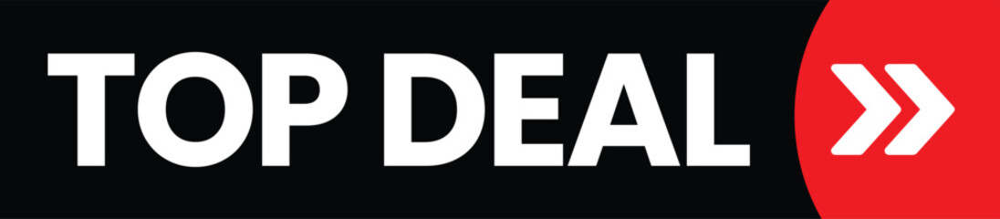 Top Deal Ecommerce Icon Call To Action Button Offer Design Marketing Symbol