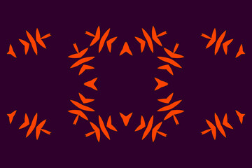 vector illustration of a fiery background