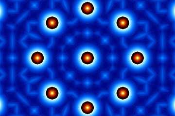 abstract blue background with circles