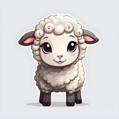 lamb cartoon illustration