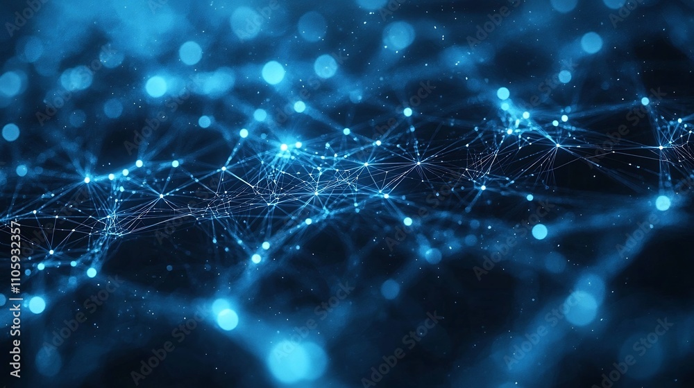 Poster neural network visualizing financial transactions in real time for fraud detection