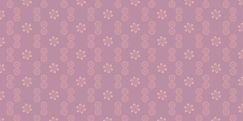 Floral Minimalist Pattern in Soft Pink Tones