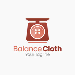 Balance Cloth Logo Design Template. Good for Business, Agency, Community and Organization. 