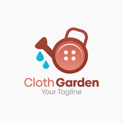 Cloth Garden Logo Design Template. Good for Business, Agency, Community and Organization. 