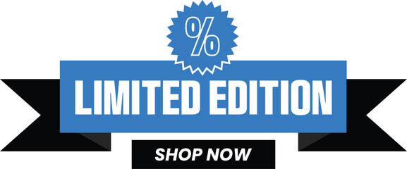 Limited Edition Promotional Ecommerce Offer Design Marketing Symbol