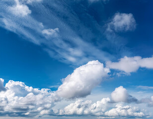 Blue sky cloud. Nature sky beautiful blue and white clouds texture backgroun
