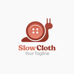 Slow Clothing Logo Design Template. Good for Business, Agency, Community and Organization. 