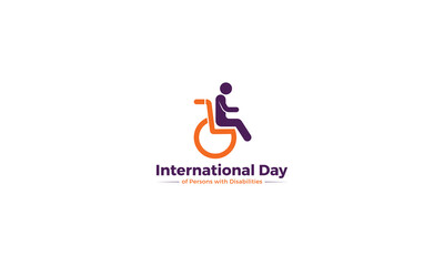 International Day of Persons with Disabilities Logo Vector Design