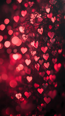 Sparkling Hearts of Love