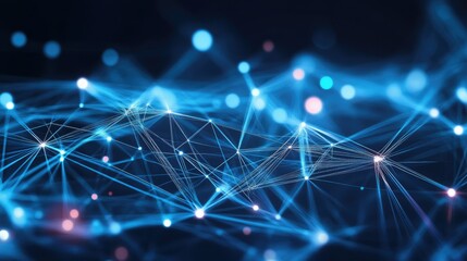 Digital connections in abstract form