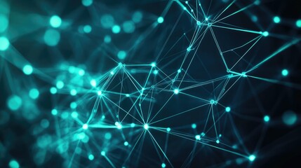 Digital connections in abstract form