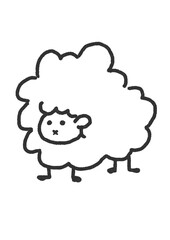 cartoon sheep cartoon