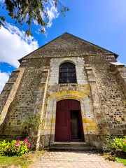 Fototapeta premium Traditional Cathedral building in Gerberoy, France