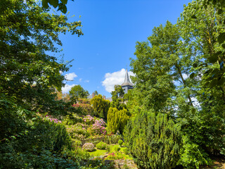 Street view of Gerberoy, France.