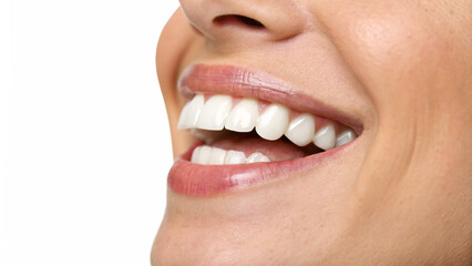 Obraz premium close up of a person with a smile