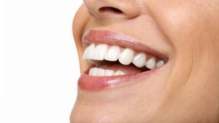 close up of a person with a smile
