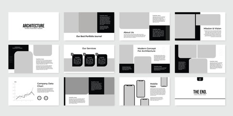 architecture Presentation design template