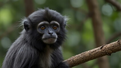 Dusky langur monkey.