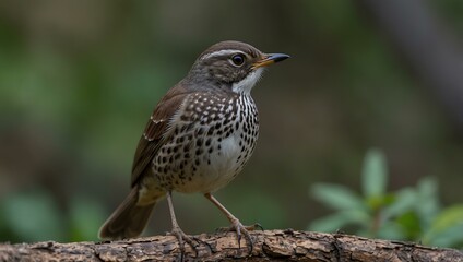 Dusky thrush keeping a watchful eye.