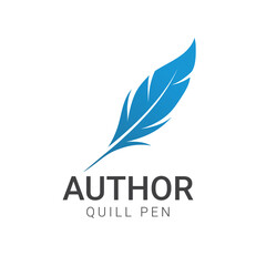 Quill pen logo design