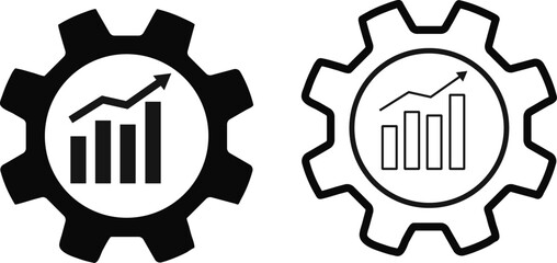 Optimization icon set. Efficiency icon. Concept of Efficiency
